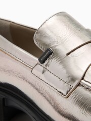 AllSaints Grey Lola Loafers - Image 5 of 5