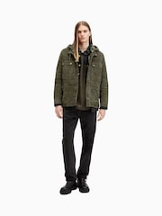 AllSaints Green Ross Overshirt - Image 1 of 8