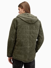 AllSaints Green Ross Overshirt - Image 6 of 8