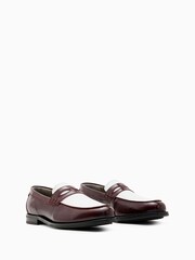 AllSaints Red Harmon Loafers - Image 2 of 5