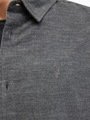 AllSaints Blue Lorella Shirt - Image 7 of 9