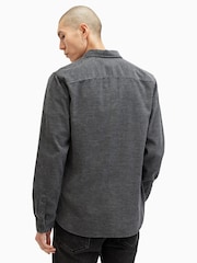 AllSaints Blue Lorella Shirt - Image 8 of 9