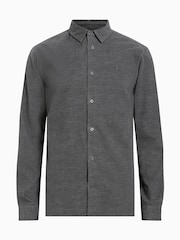 AllSaints Blue Lorella Shirt - Image 9 of 9