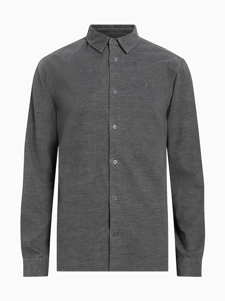 AllSaints Blue Lorella Shirt - Image 9 of 9