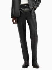 AllSaints Black Lynch Trousers - Image 1 of 10