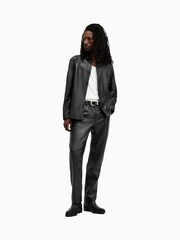 AllSaints Black Lynch Trousers - Image 2 of 10
