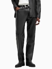 AllSaints Black Lynch Trousers - Image 5 of 10