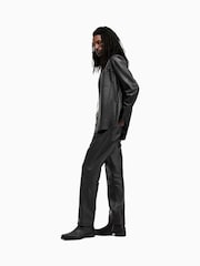 AllSaints Black Lynch Trousers - Image 7 of 10
