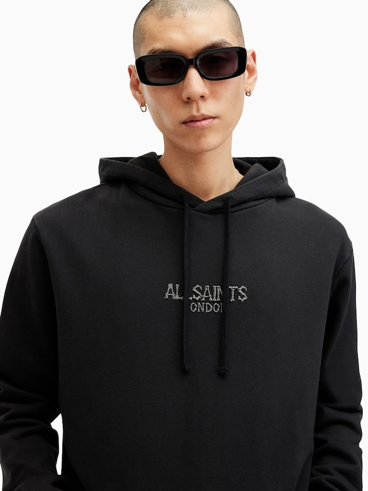 AllSaints Black Bones Oth Hoodie - Image 2 of 6