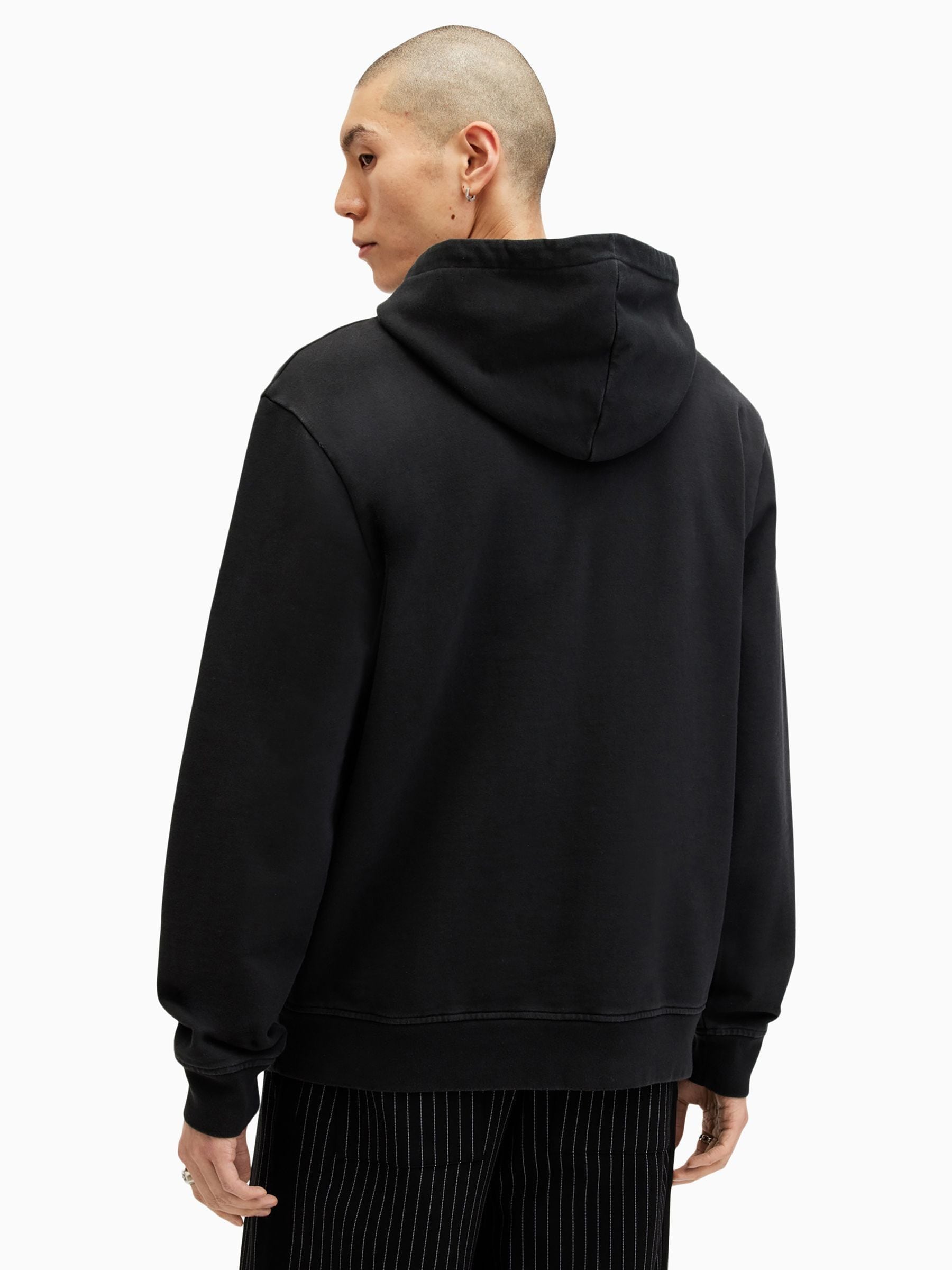 Buy AllSaints Black Bones Oth Hoodie from Next USA Buy AllSaints Black Bones Oth Hoodie from Next USA