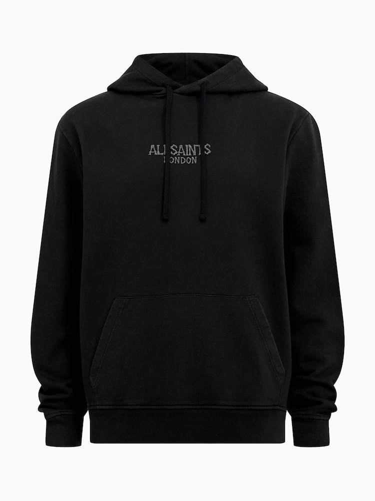AllSaints Black Bones Oth Hoodie - Image 6 of 6