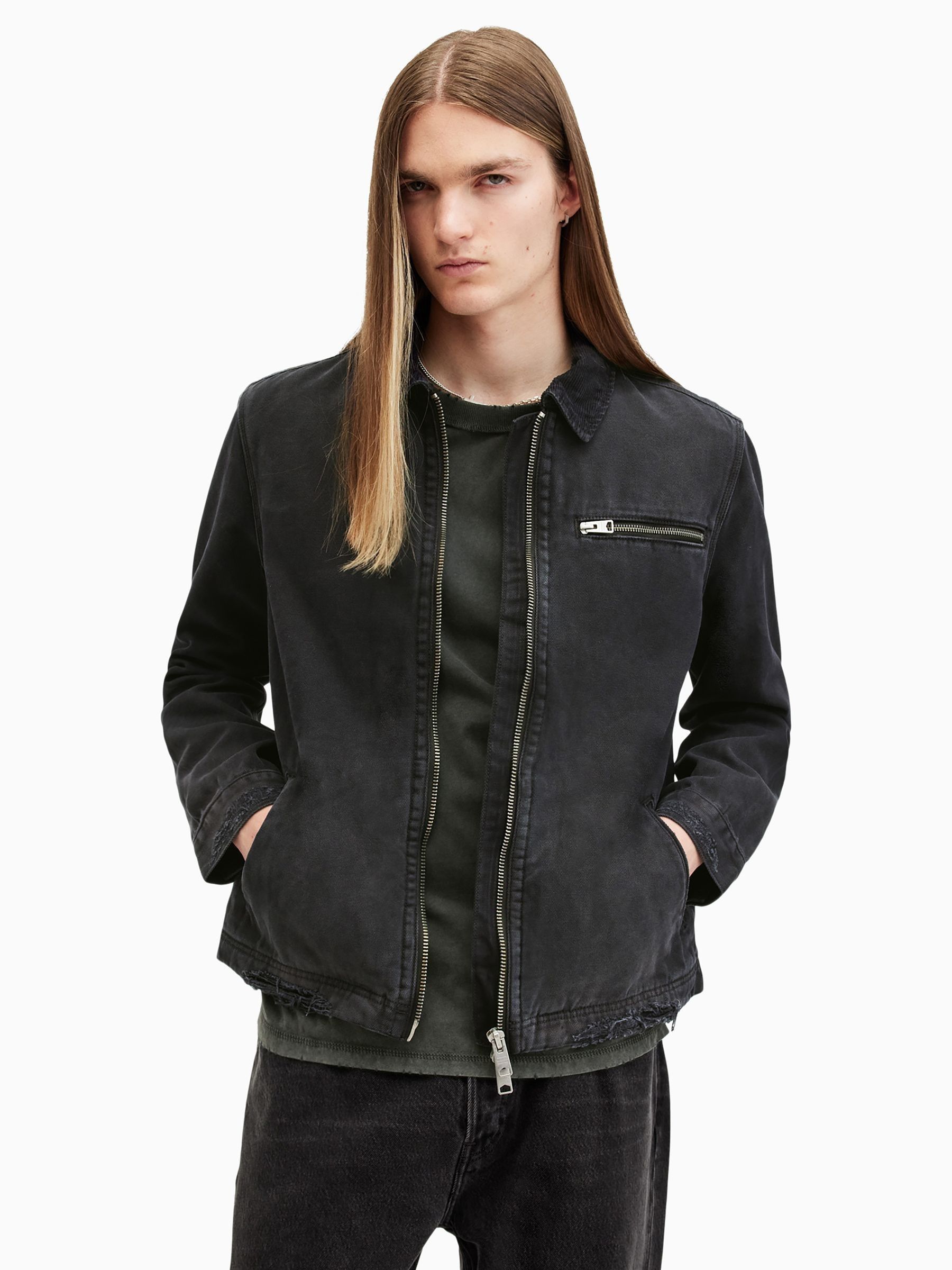 Buy AllSaints Black Rothwell Jacket from Next USA
