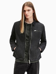 AllSaints Black Rothwell Jacket - Image 1 of 8
