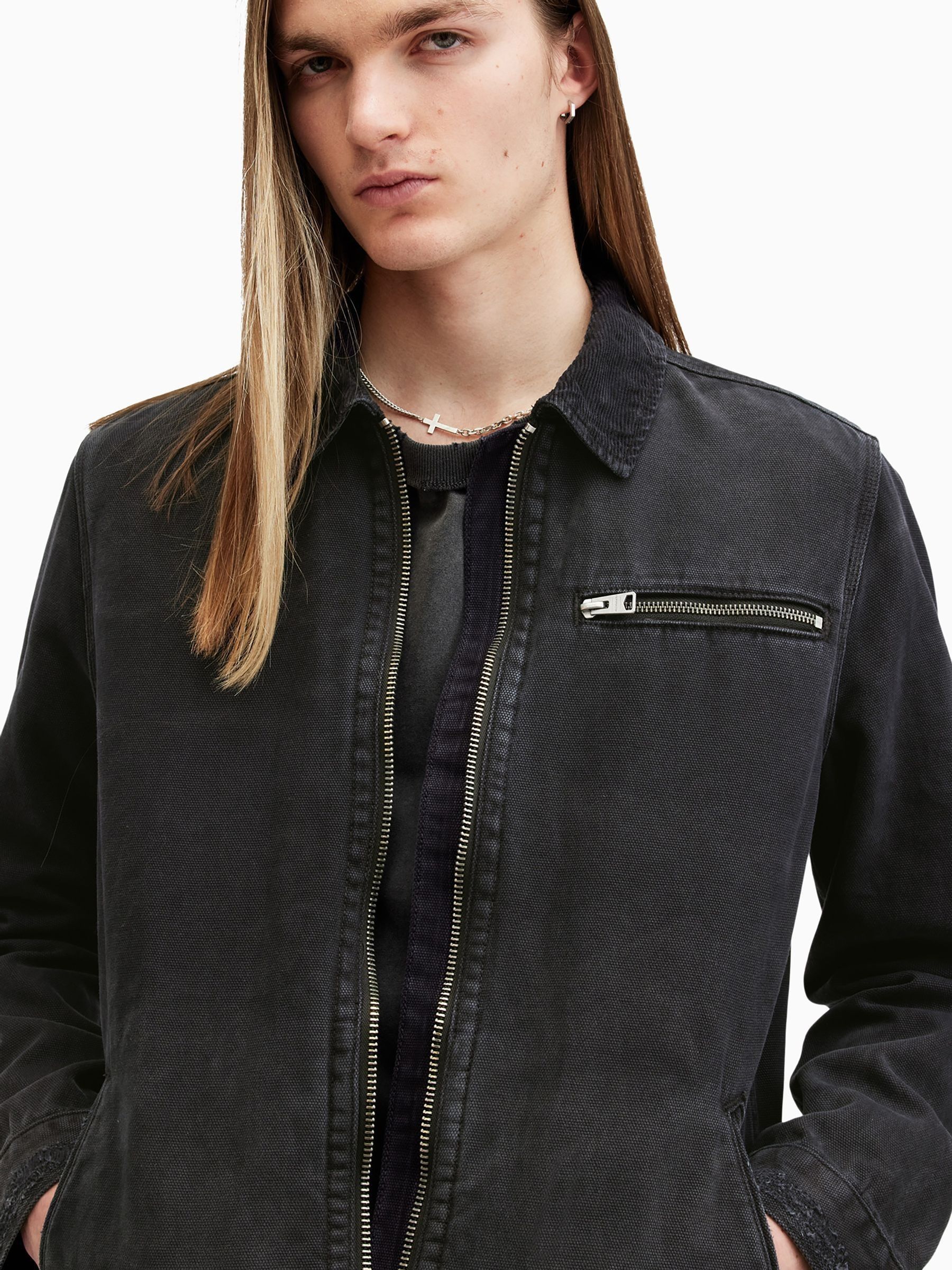 Buy AllSaints Black Rothwell Jacket from Next USA