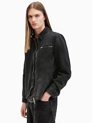 AllSaints Black Rothwell Jacket - Image 4 of 8