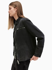 AllSaints Black Rothwell Jacket - Image 5 of 8