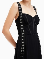 AllSaints Black Luna Dress - Image 5 of 7