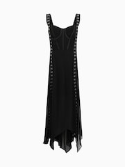 AllSaints Black Luna Dress - Image 7 of 7