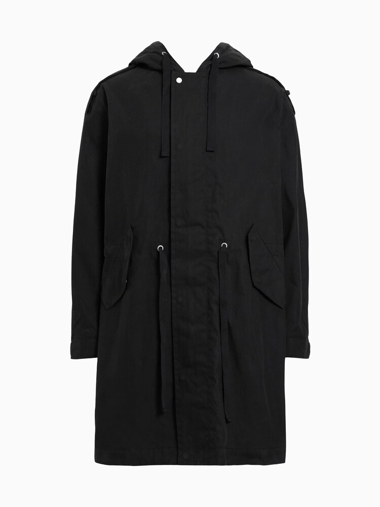 AllSaints Black Birdman Parka - Image 11 of 11 AllSaints Black Birdman Parka - Image 11 of 11