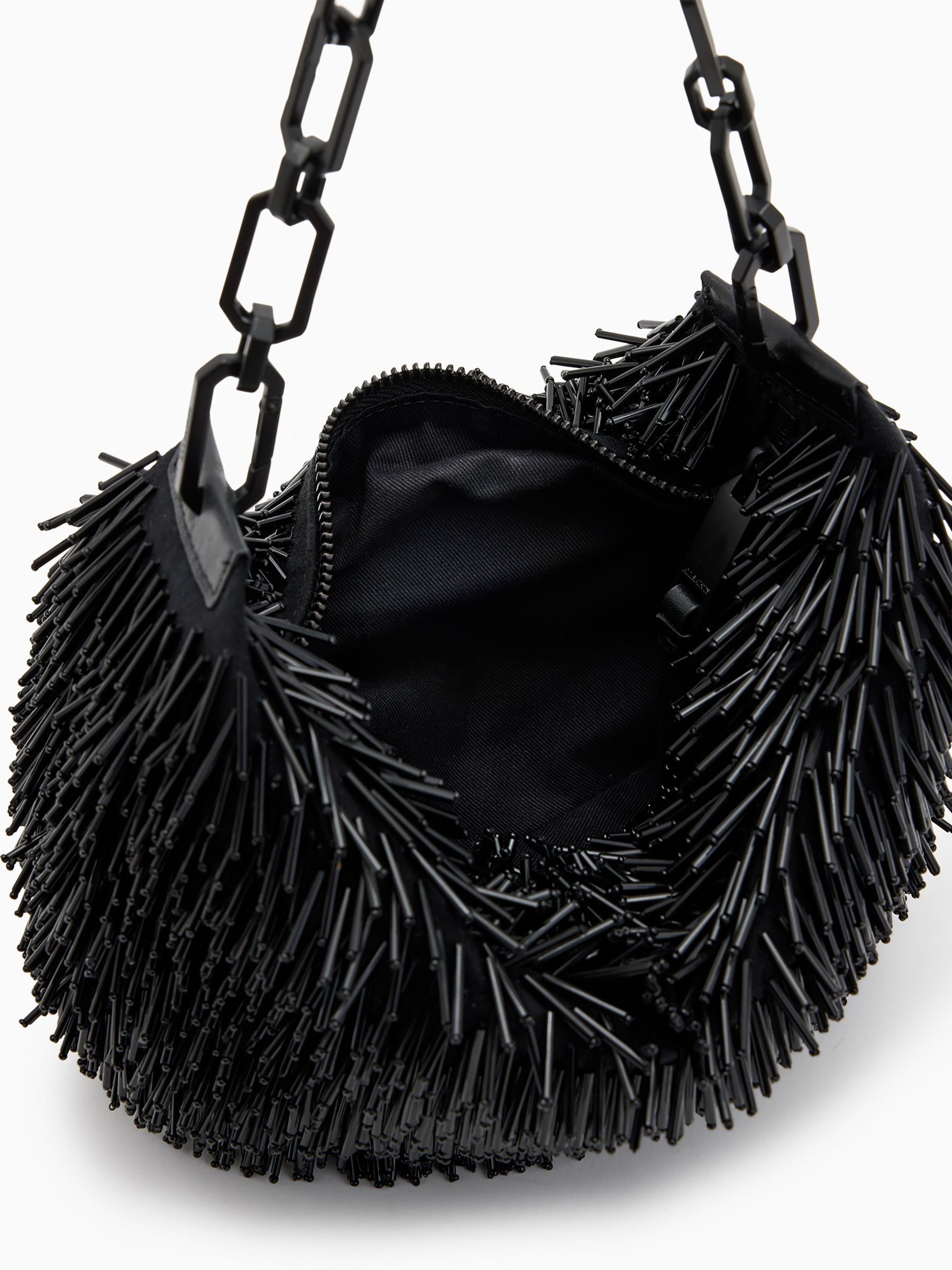 Buy AllSaints Black 100% Cotton Madea Chain Bead Bag from Next USA