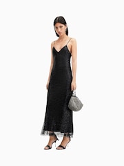 AllSaints Black Chantelle Dress - Image 2 of 5