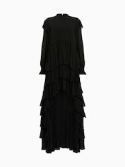 AllSaints Black Cavarly Maxi Dress - Image 6 of 6