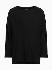AllSaints Black 100% Cotton Sears Crew T-Shirt - Image 6 of 6