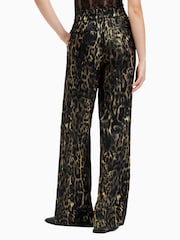 AllSaints Brown Charli Trousers - Image 6 of 8