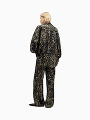 AllSaints Brown Charli Trousers - Image 7 of 8