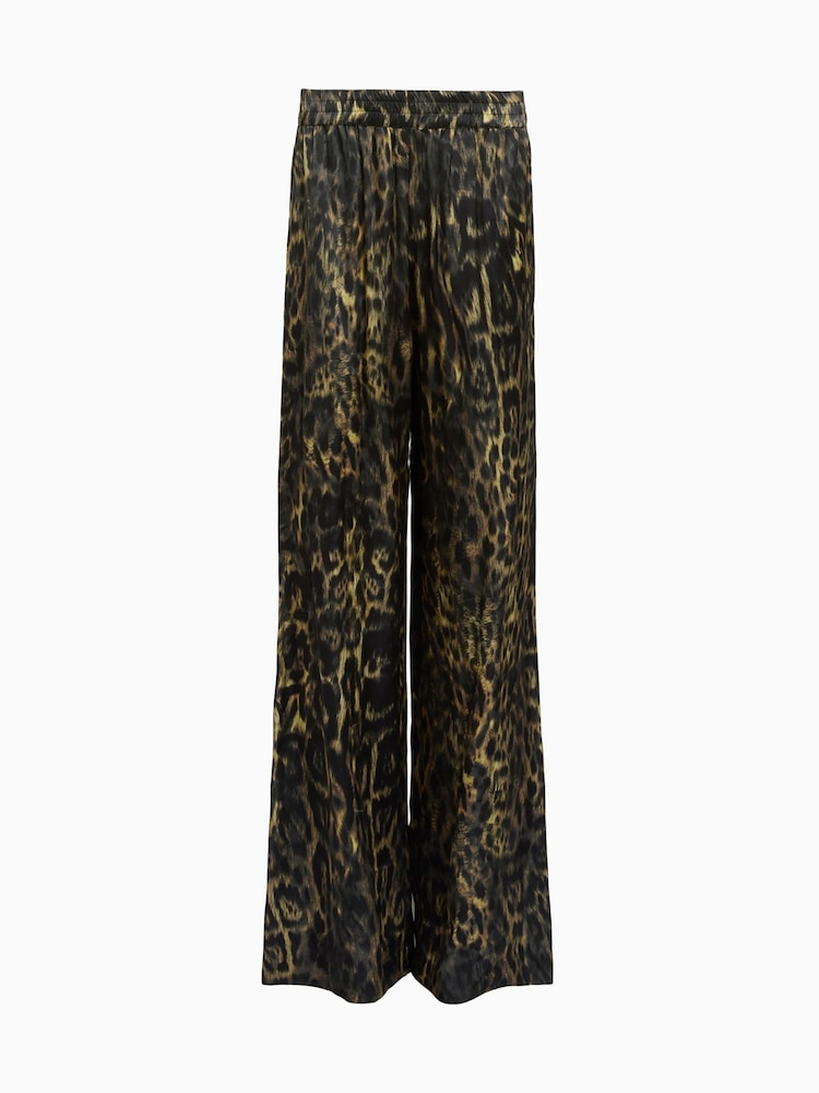 AllSaints Brown Charli Trousers - Image 8 of 8