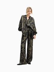 AllSaints Brown Charli Shirt - Image 3 of 8