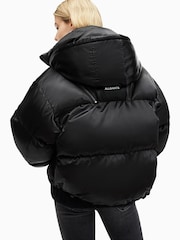 AllSaints Black Chelsea Puffer Coat - Image 10 of 12