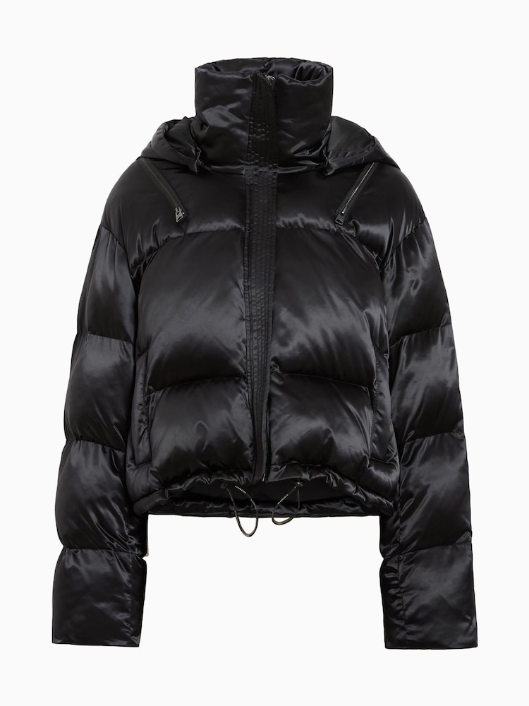 AllSaints Black Chelsea Puffer Coat - Image 12 of 12