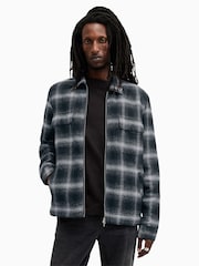 AllSaints Blue Marley Jacket - Image 1 of 8