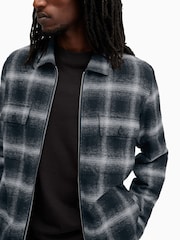 AllSaints Blue Marley Jacket - Image 4 of 8