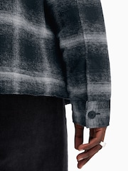 AllSaints Blue Marley Jacket - Image 6 of 8