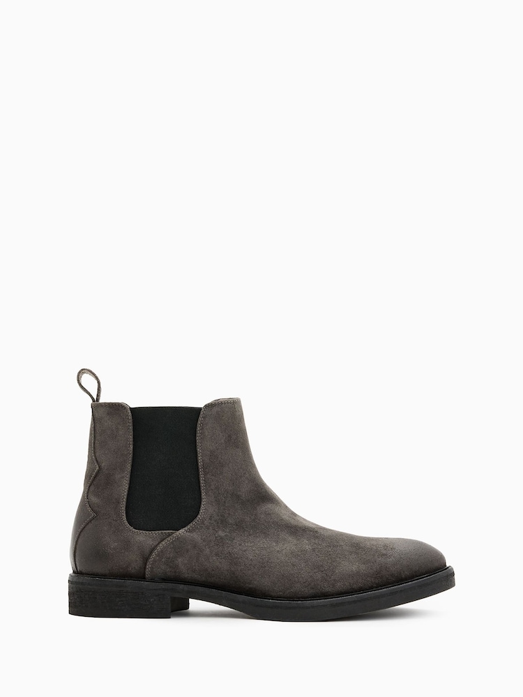 AllSaints Creed Stiefel aus Veloursleder - Bild 2 von 6