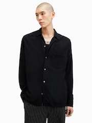AllSaints Black Cudi Shirt - Image 1 of 7