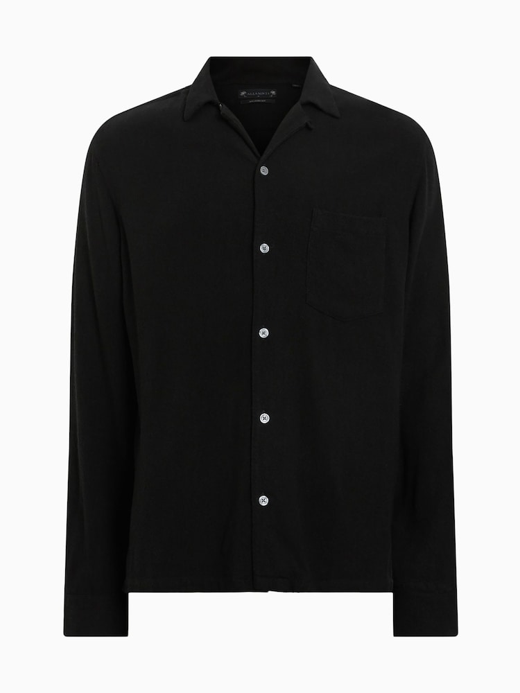 AllSaints Black Cudi Shirt - Image 7 of 7