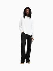 Blanco - AllSaints Nero Long Sleeve Crew T-Shirt - Imagen 4 de 7
