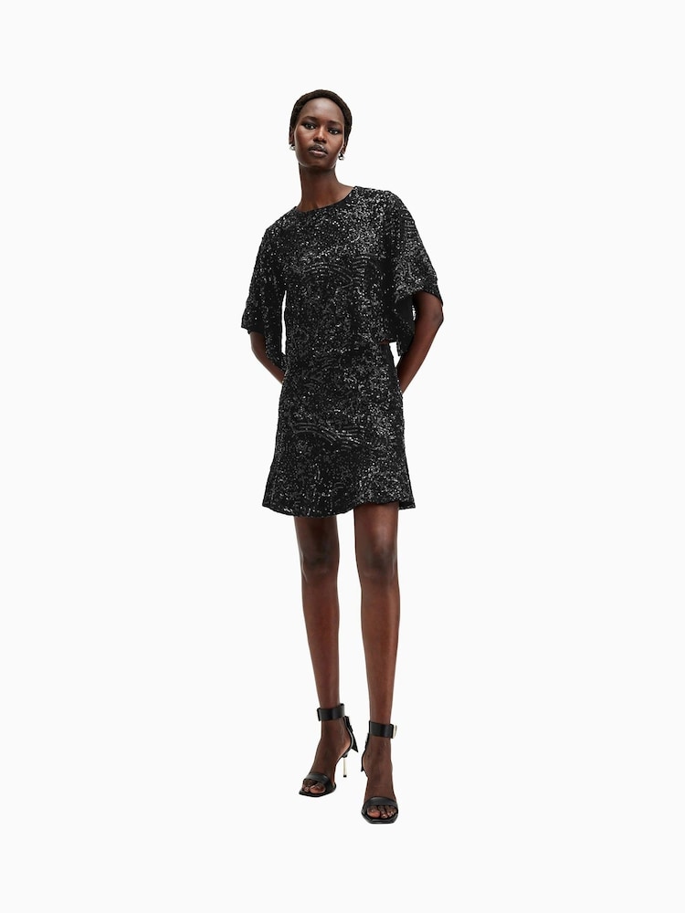 AllSaints Black Ivy Top - Image 6 of 8