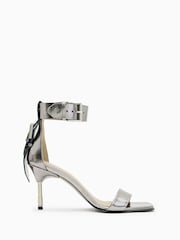AllSaints Grey Noir Mid Sandals - Image 1 of 5