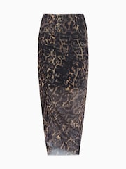 AllSaints Brown Nora Skirt - Image 7 of 7