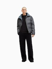 AllSaints Grey Novern Jacket - Image 3 of 10
