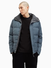 AllSaints Grey Novern Jacket - Image 4 of 10