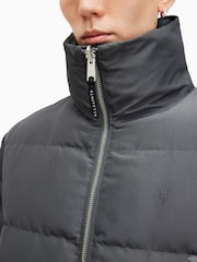 AllSaints Grey Novern Jacket - Image 5 of 10