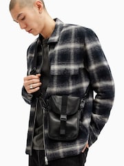 AllSaints Black Juan Cross-Body Bag - Image 7 of 7