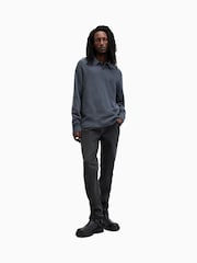 AllSaints Statten Langärmeliges Polo-Shirt - Bild 3 von 7