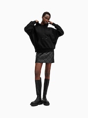 AllSaints Black Talon Undrgrnd Hoodie - Image 1 of 9