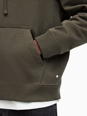 AllSaints Green Patton Oth Hood 100% Cotton Sweatshirt - Image 4 of 7